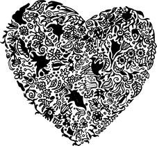 Vector Abstract Heart Unique Illustration Royalty Free Stock Photos Vector Abstract Heart Unique Illustration Royalty Free Stock Photos