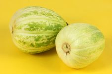 Two Melon Royalty Free Stock Photos Two Melon Royalty Free Stock Photos