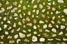 Cobble Stones In Green Royalty Free Stock Image Cobble Stones In Green Royalty Free Stock Image
