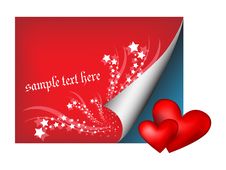 Paper With Hearts Royalty Free Stock Images Paper With Hearts Royalty Free Stock Images