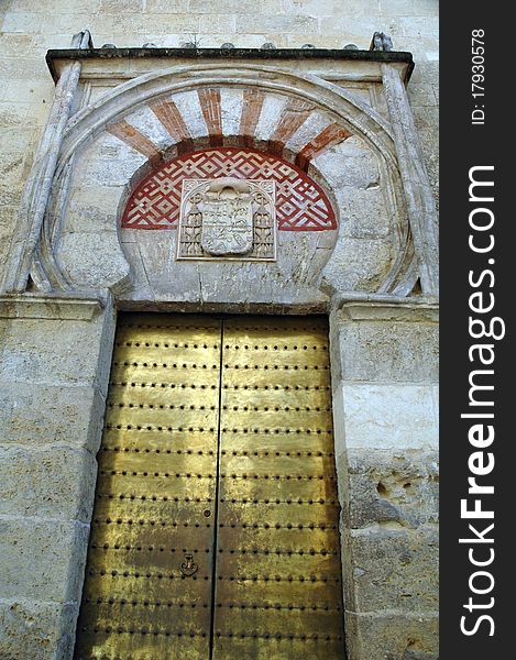 Door in Seville, Spain - heritage of past