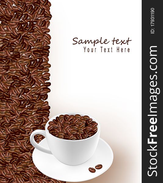 Design coffee background. Vector illustration. Design coffee background. Vector illustration.