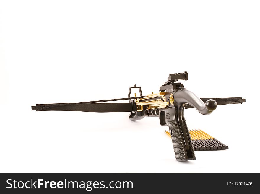 Crossbow isolated on white background