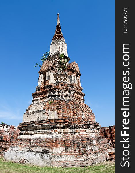 Old pagoda at Ayuthaya,Thailand