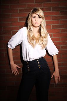 Blond Girl Posing Stock Photos Blond Girl Posing Stock Photos