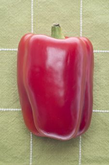 Red Bell Pepper Stock Photography