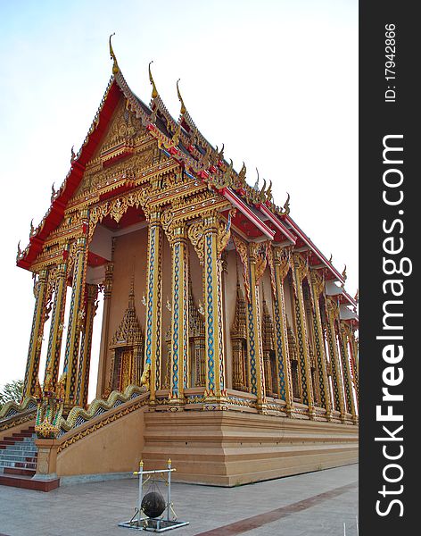 The beautiful and ancient temple in Thailand. The beautiful and ancient temple in Thailand