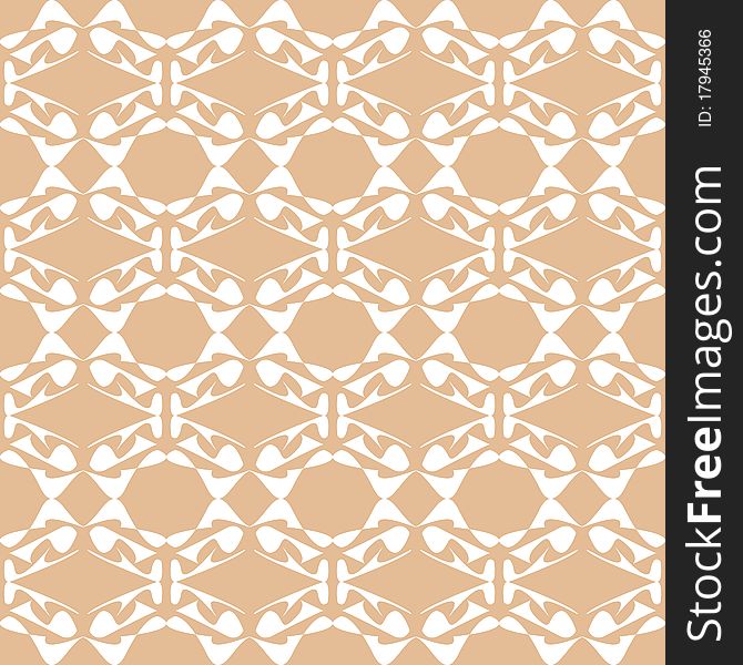 Flow seamless ornament background one color beautiful pattern. Flow seamless ornament background one color beautiful pattern