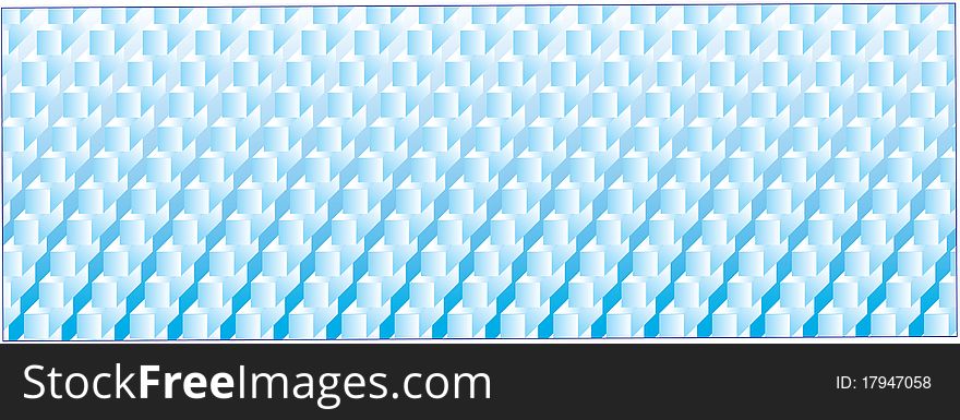 Blue Squares On Blue Background