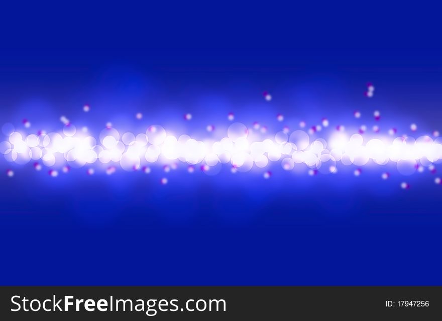 Abstract glowing circles