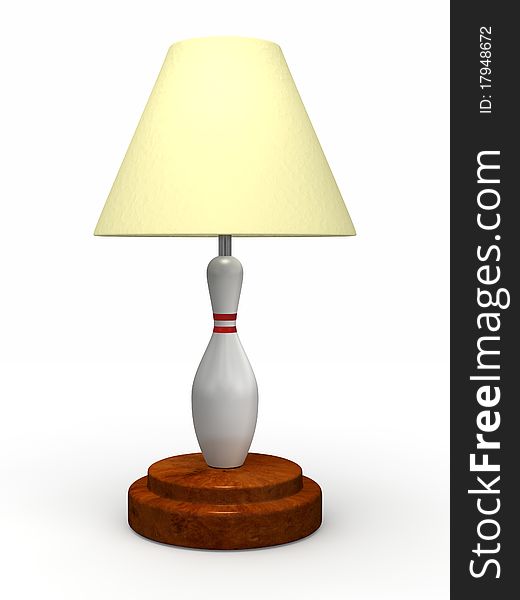 Bowling Pin Lamp