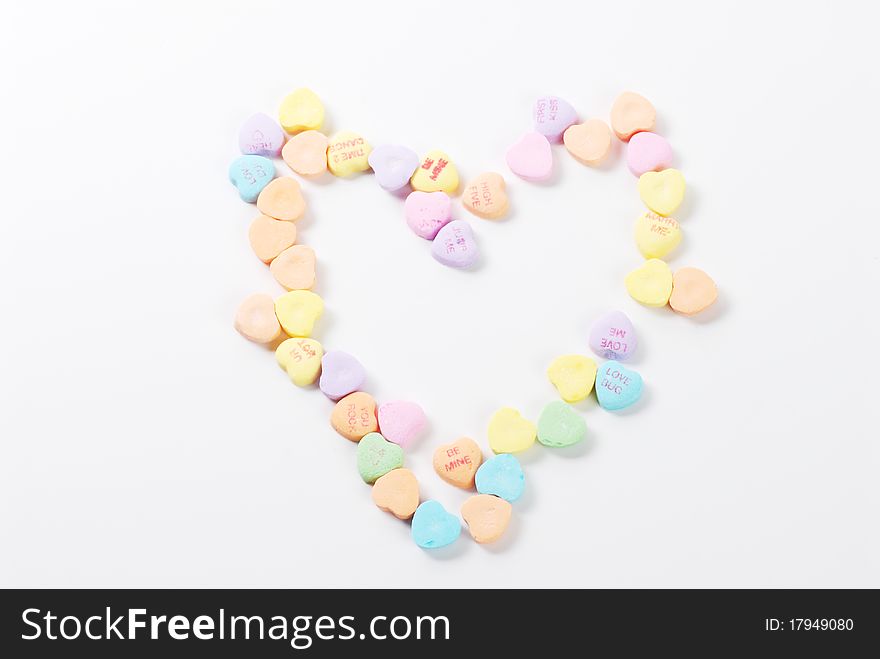 Valentine s day candies and letters