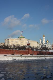 Panorama Of The Moscow Kremlin. Royalty Free Stock Images Panorama Of The Moscow Kremlin. Royalty Free Stock Images