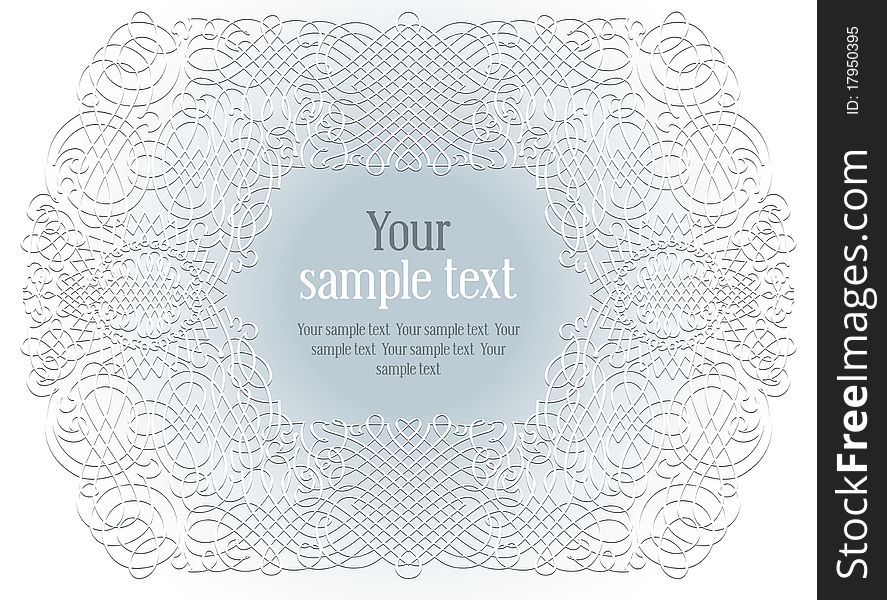 Retro lace background in style