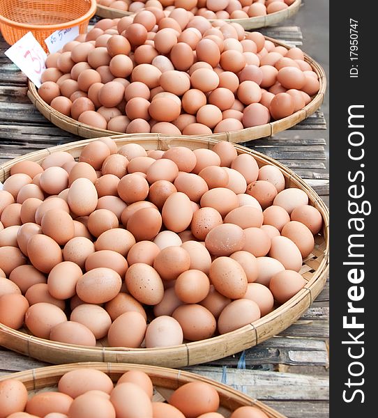 Egg sells in local market,thailand