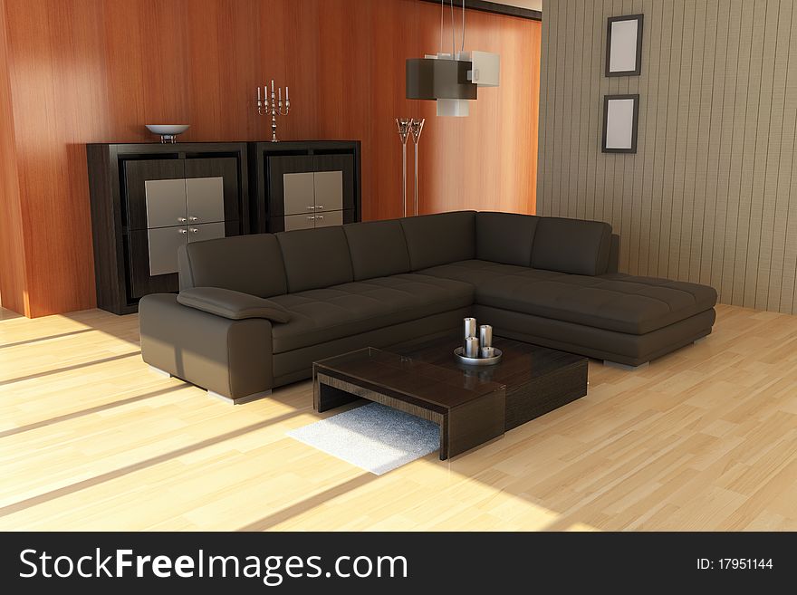 Contemporary sitting room