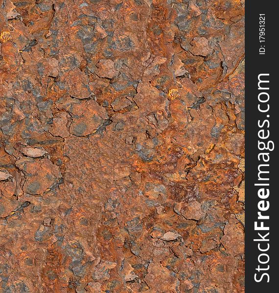 Highly Rusted Textured Background with Text Space. Highly Rusted Textured Background with Text Space