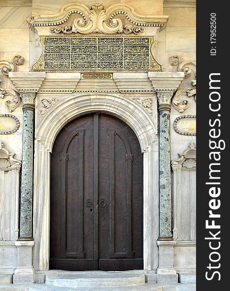 Door Detail, Topkapi Palace, Istanbul, Turkey
