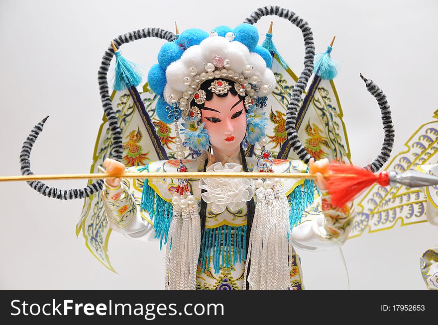 Peking opera characters，which taken in china