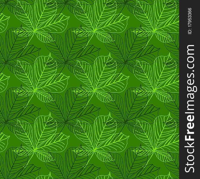 Seamless wallpaper pattern from abstract smooth forms,