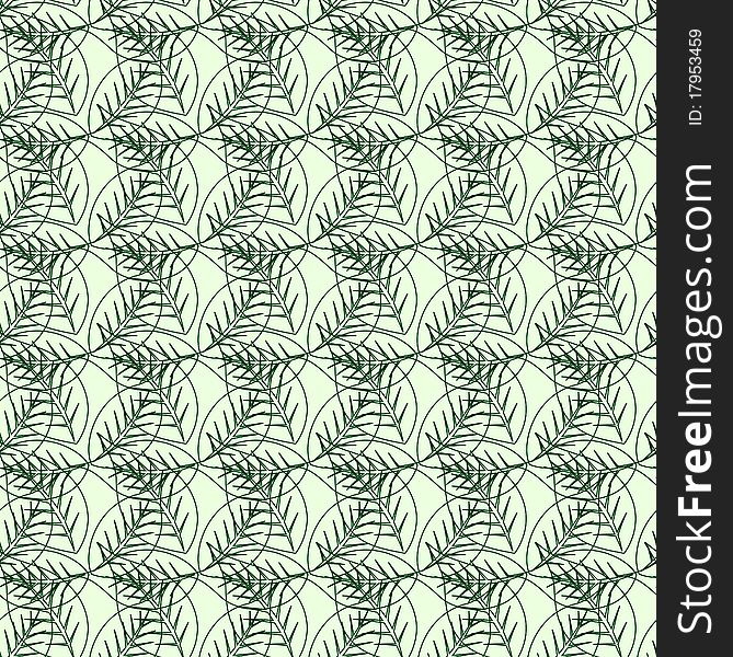 Seamless wallpaper pattern from abstract smooth forms,