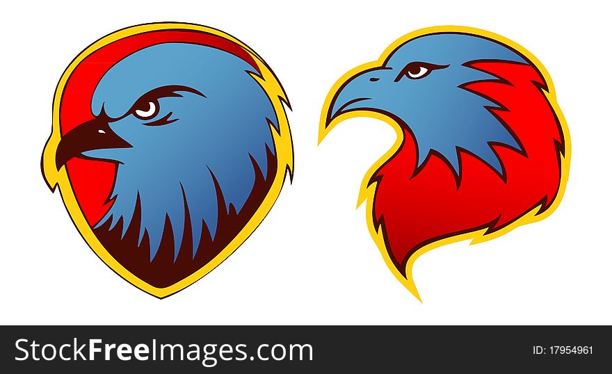 Vector illustration of Eagle simbols