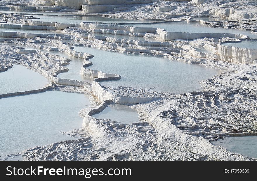 Pamukkale pools from Turkey, Asia