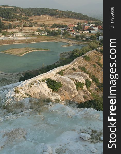 View from Pamukkale hill, Turkey