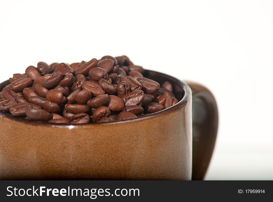 Coffee Beans In A Mug