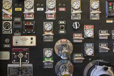 Firetruck Pump Panel Stock Photos Firetruck Pump Panel Stock Photos