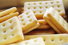 Cheese Crackers Royalty Free Stock Photos Cheese Crackers Royalty Free Stock Photos