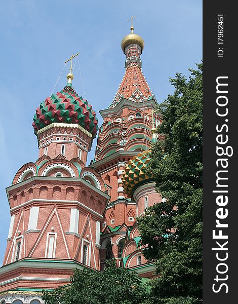 St Basil Church in Moscow, Russia