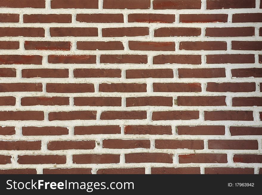 Orange brick wall texture,background