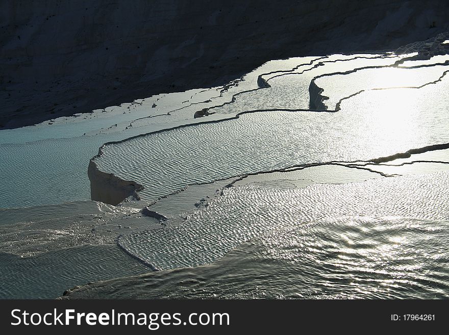 Pamukkale pools near Denizli, Turkey