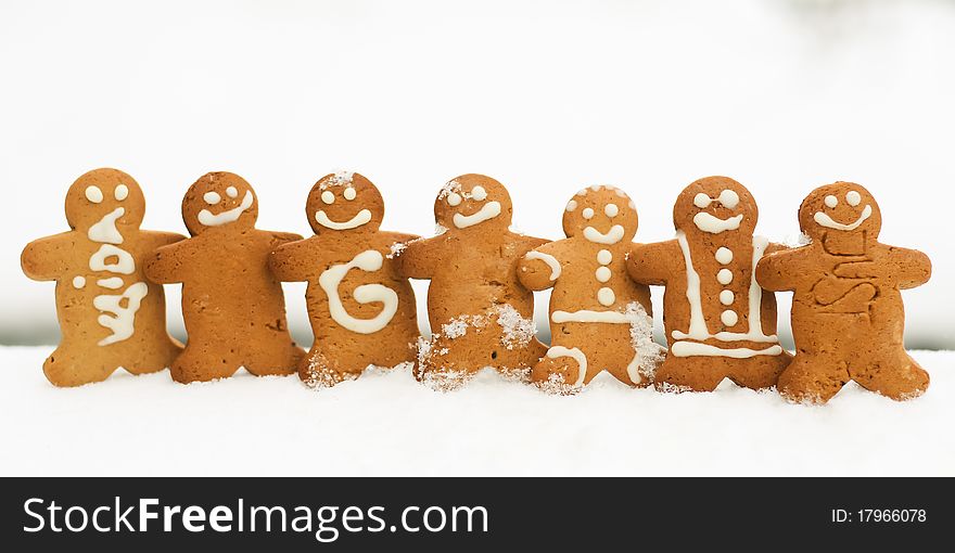 Photo of Ginger Bread People, All smiling. Photo of Ginger Bread People, All smiling