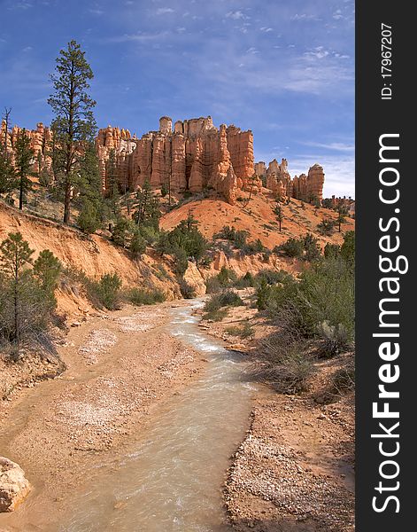 River along Mossy Cave Trail, Bryce Canyon National Park