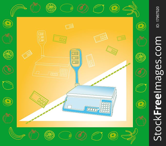 Electronic scales for products