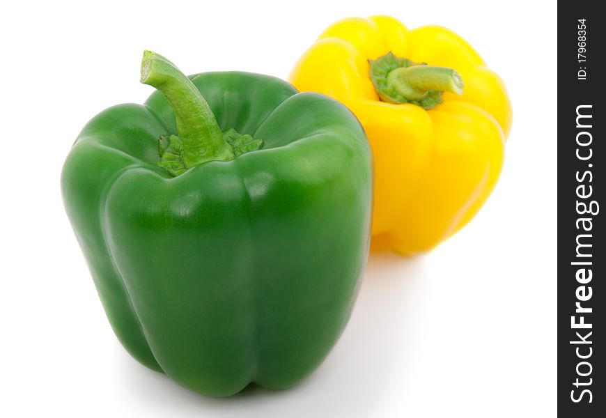 Paprika isolated on white background