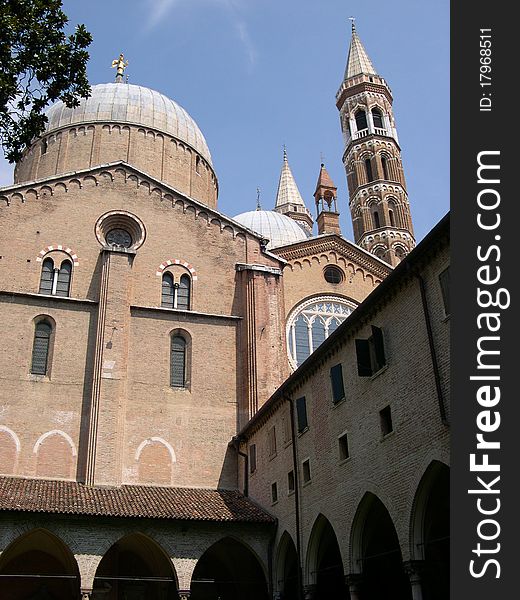 s.antonio church in padua italy. s.antonio church in padua italy