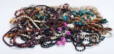 Necklaces And Beads Stock Photos