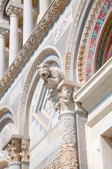 Detail Of The Facade Royalty Free Stock Photo Detail Of The Facade Royalty Free Stock Photo