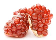 Pomegranate Isolated On White Royalty Free Stock Photo Pomegranate Isolated On White Royalty Free Stock Photo