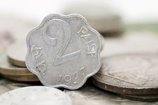 Old Indian Coins Royalty Free Stock Photos Old Indian Coins Royalty Free Stock Photos