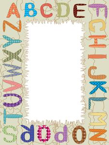Alphabet,CMYK Stock Photos