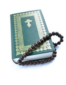Bible And Rosary Beads Stock Image Bible And Rosary Beads Stock Image