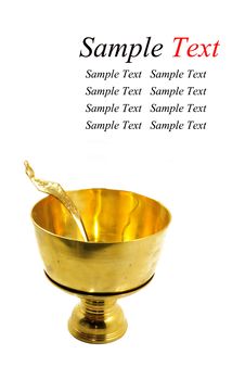 Brass And Ladle Royalty Free Stock Image