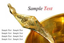 Brass And Ladle Stock Photo