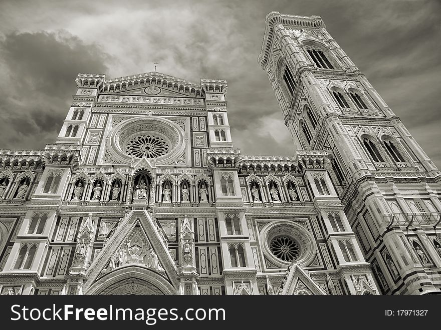 Basilica di Santa Maria del Fiore in Florencia, Italiy. Basilica di Santa Maria del Fiore in Florencia, Italiy.
