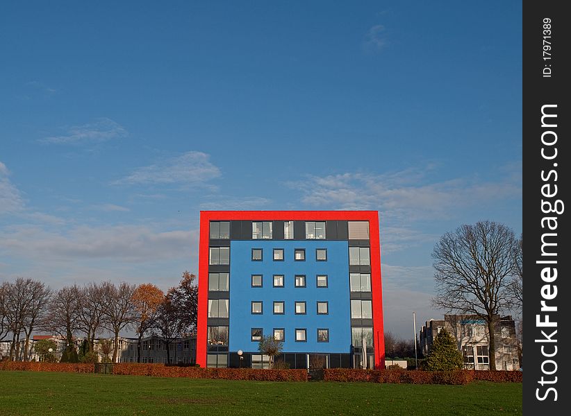 Castellum apartment building in the district Kattenbroek in Amersfoort the Netherlands.