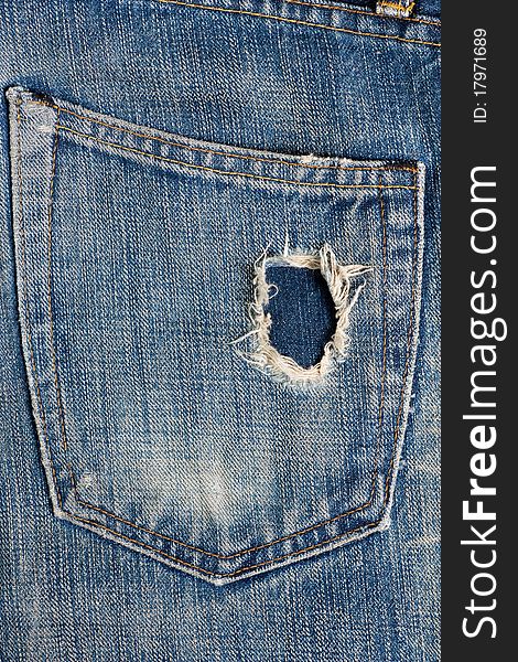 Texture of jeans cloth background.